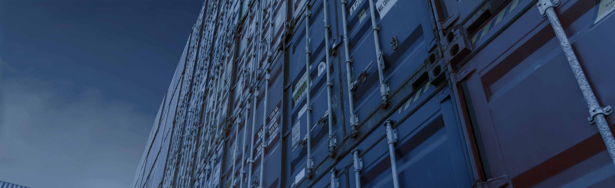 Worker controlling containers at a port terminal